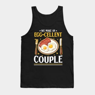 Bacon and Eggs: An Egg-cellent Valentine for Couples Tank Top